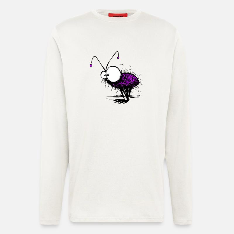 Mayfly Funny illustration - Longsleeve - made by SPREAD  - OFF WHITE
