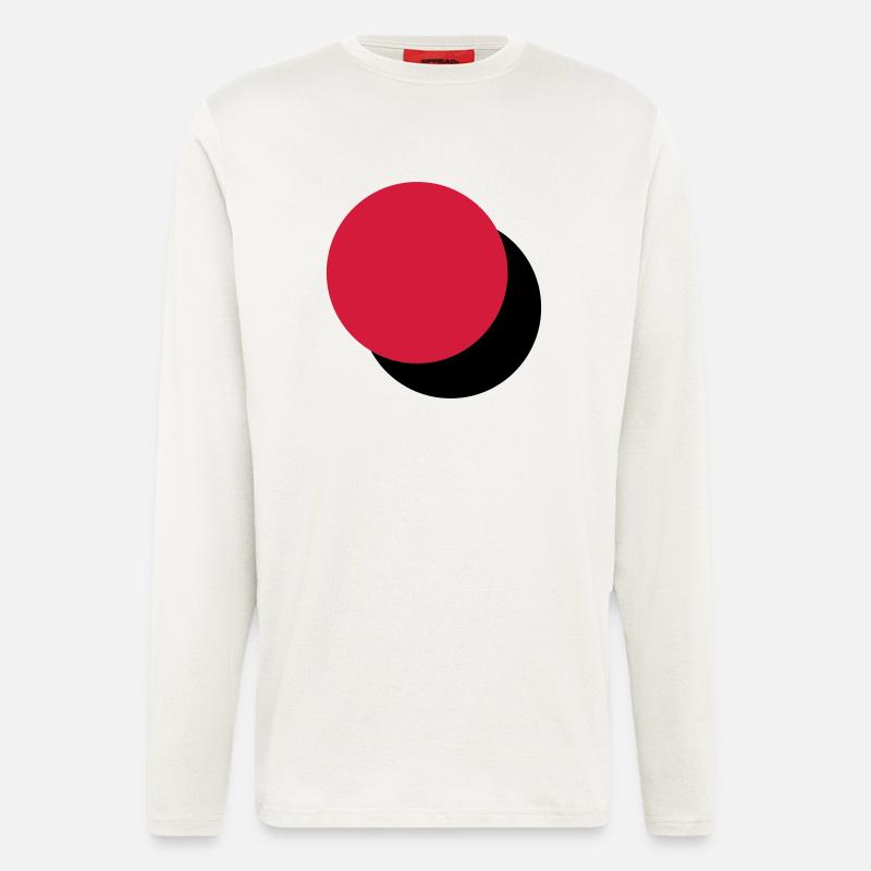 Two touching circles - Longsleeve - made by SPREAD  - OFF WHITE