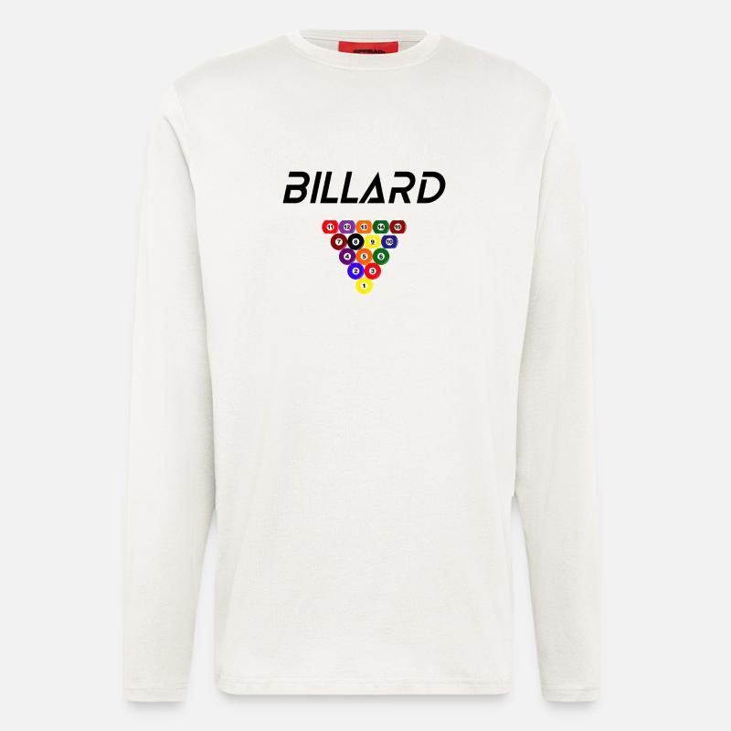 Billard - Langarmshirt - made by SPREAD  - OFF WHITE