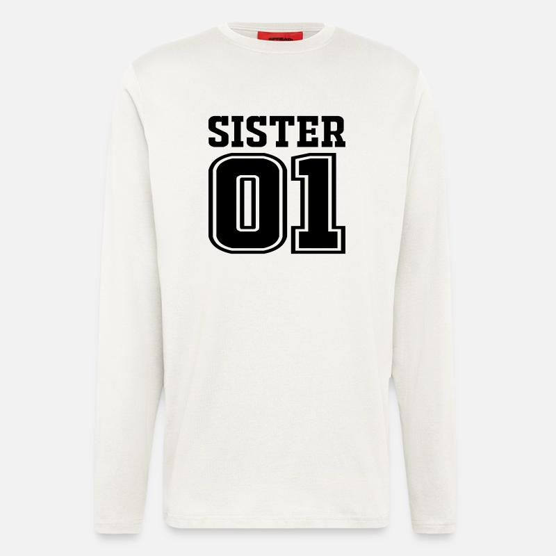 sister 01 - Langarmshirt - made by SPREAD  - OFF WHITE