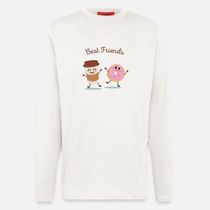 Beste Freunde - Langarmshirt - made by SPREAD  - OFF WHITE