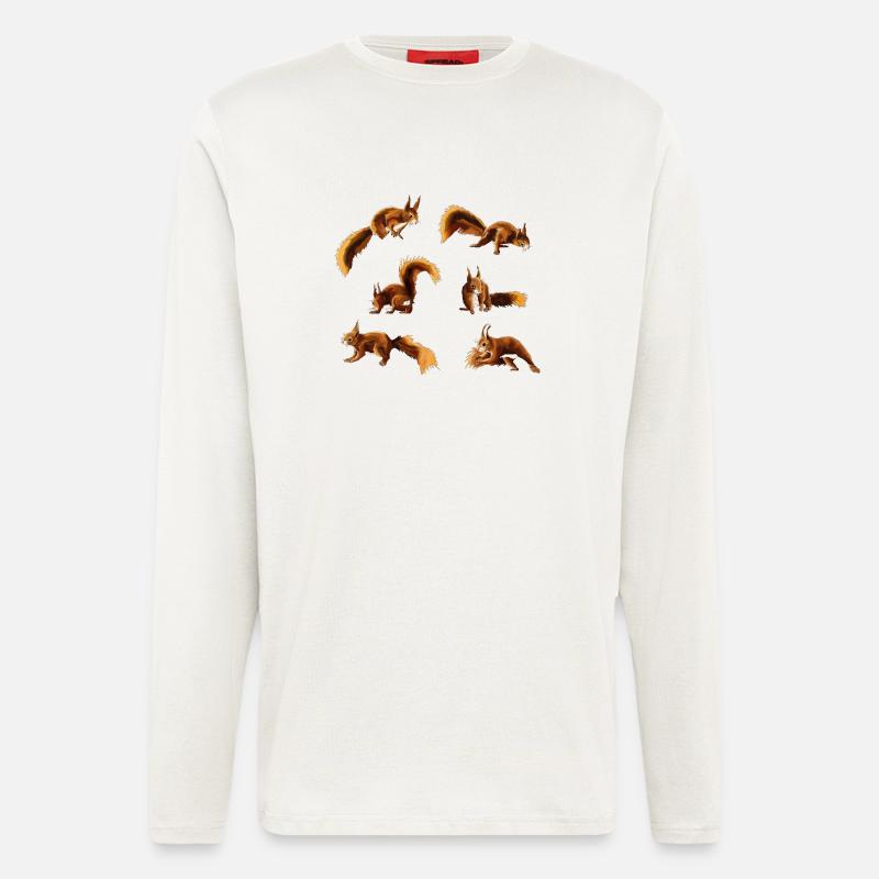 Squirrel - Longsleeve - made by SPREAD  - OFF WHITE
