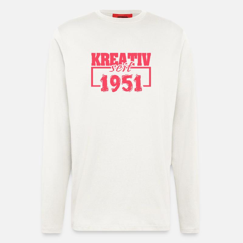 1951 - Langarmshirt - made by SPREAD  - OFF WHITE