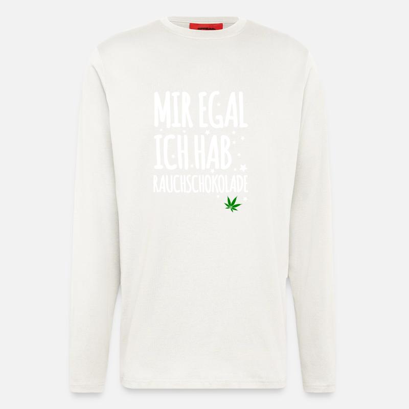Rauchschokolade - Langarmshirt - made by SPREAD  - OFF WHITE