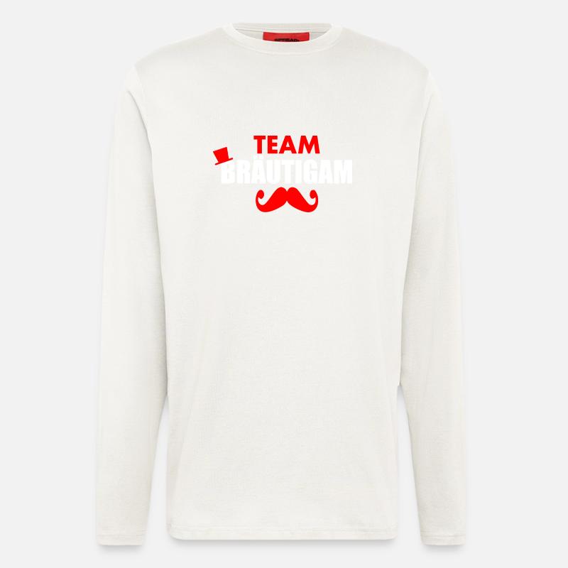 Team bräutigam - Langarmshirt - made by SPREAD  - OFF WHITE