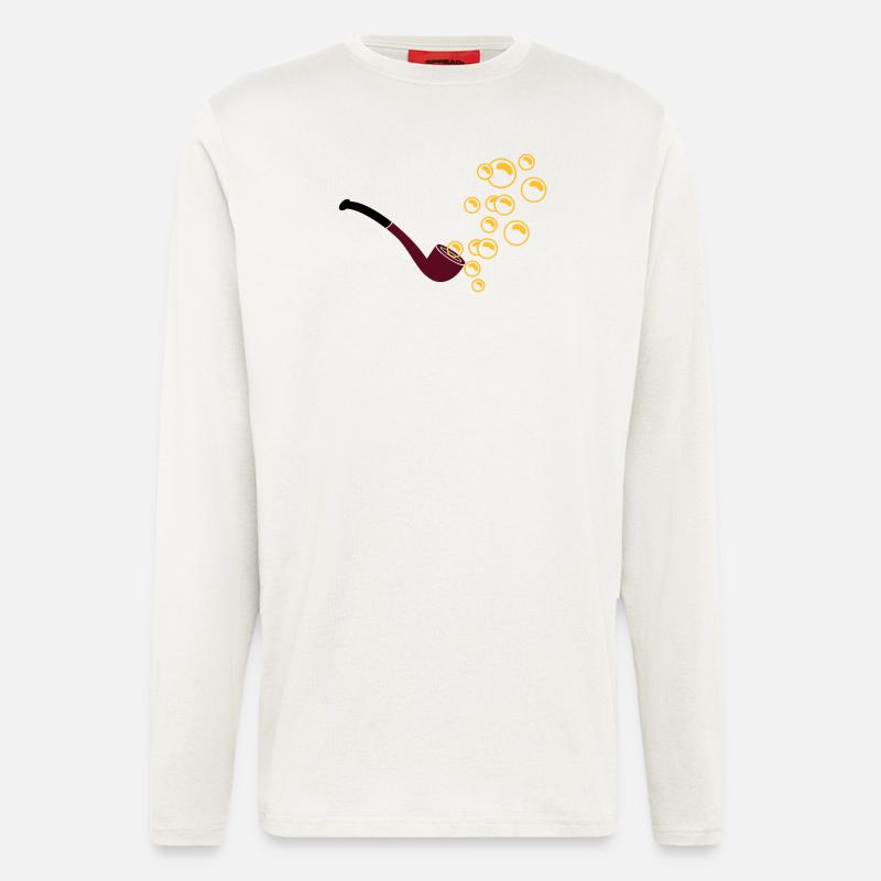 Blasen / bubbles (C, 1c) - Langarmshirt - made by SPREAD  - OFF WHITE