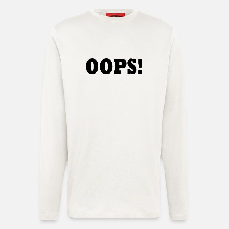 Oops - Longsleeve - made by SPREAD  - OFF WHITE