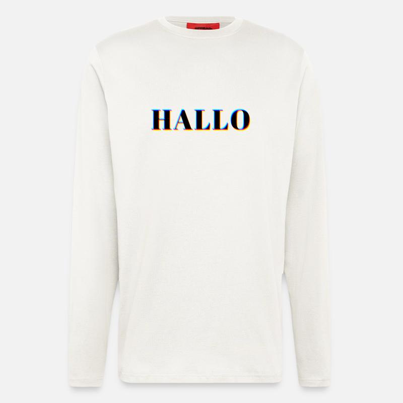 BONJOUR NEON - Manches longues bio décontracté fabriqué en UE - OFF WHITE