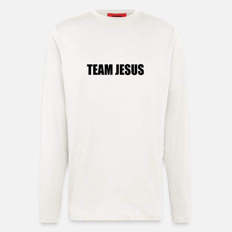 Team jesus - Langarmshirt - made by SPREAD  - OFF WHITE
