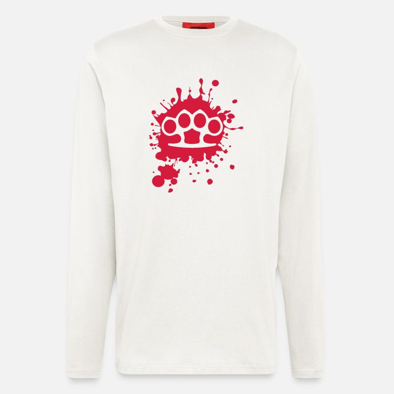 Faust - Schlagring - Langarmshirt - made by SPREAD  - OFF WHITE