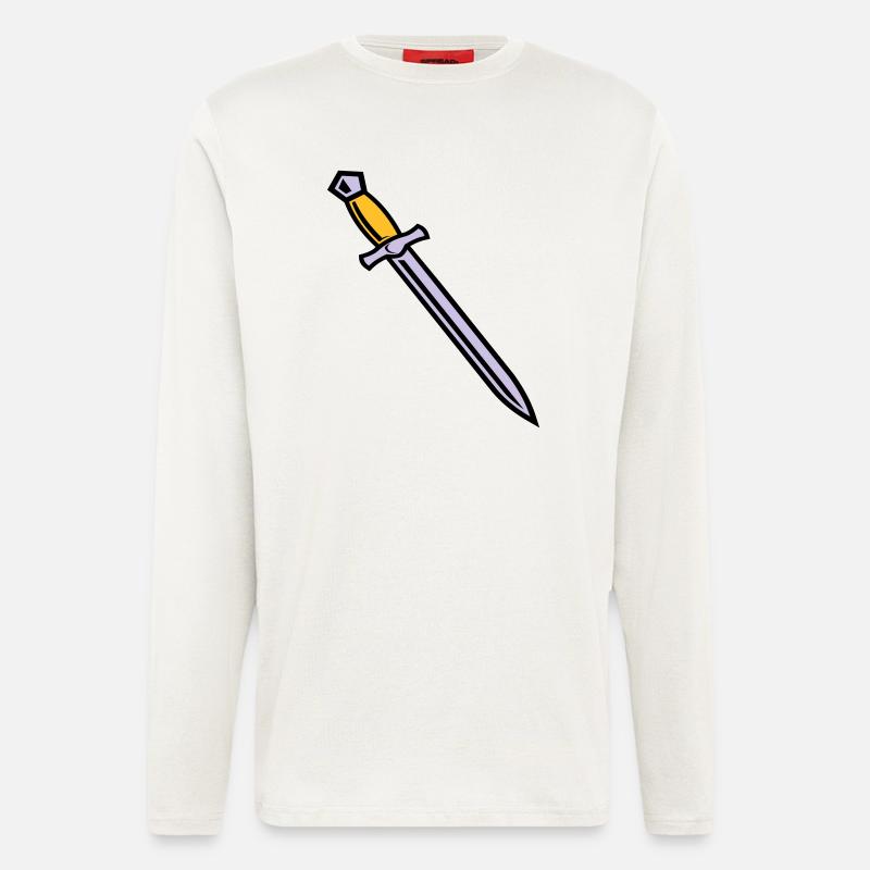 Schwert - Langarmshirt - made by SPREAD  - OFF WHITE
