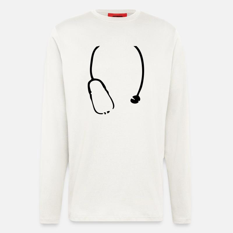 Stethoscope - Longsleeve - made by SPREAD  - OFF WHITE