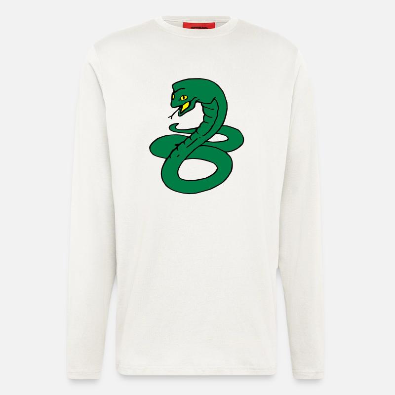 Cobra - Langarmshirt - made by SPREAD  - OFF WHITE