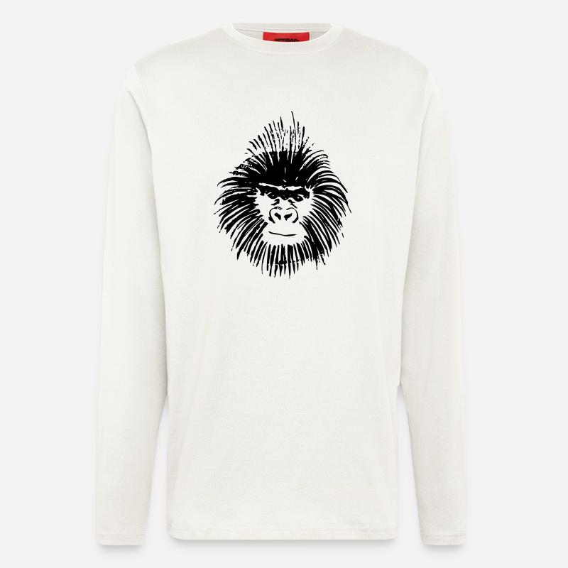 monkey - Longsleeve - made by SPREAD  - OFF WHITE