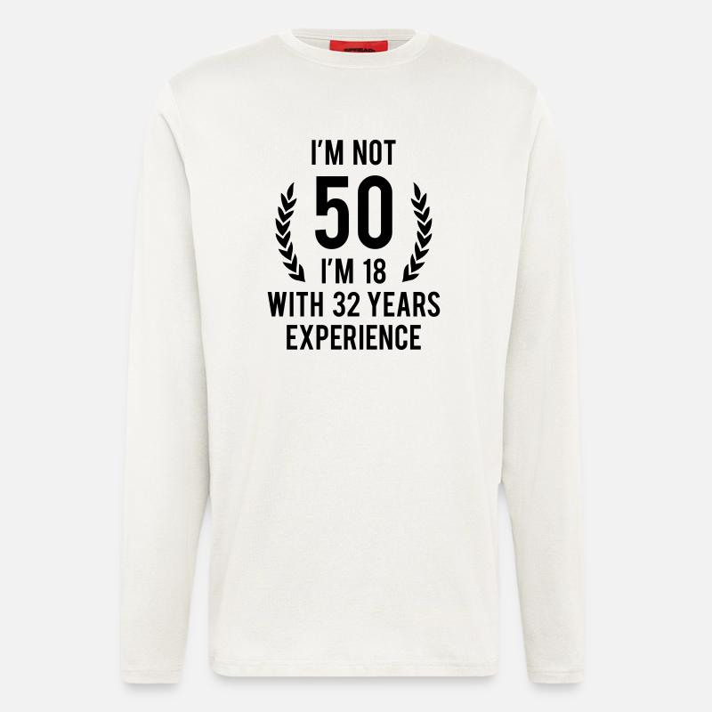 50 years old - Longsleeve - made by SPREAD  - OFF WHITE
