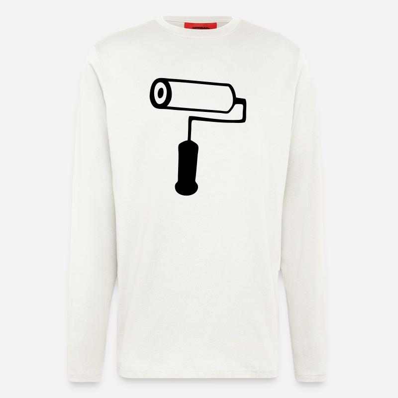 paint roller - Longsleeve - made by SPREAD  - OFF WHITE