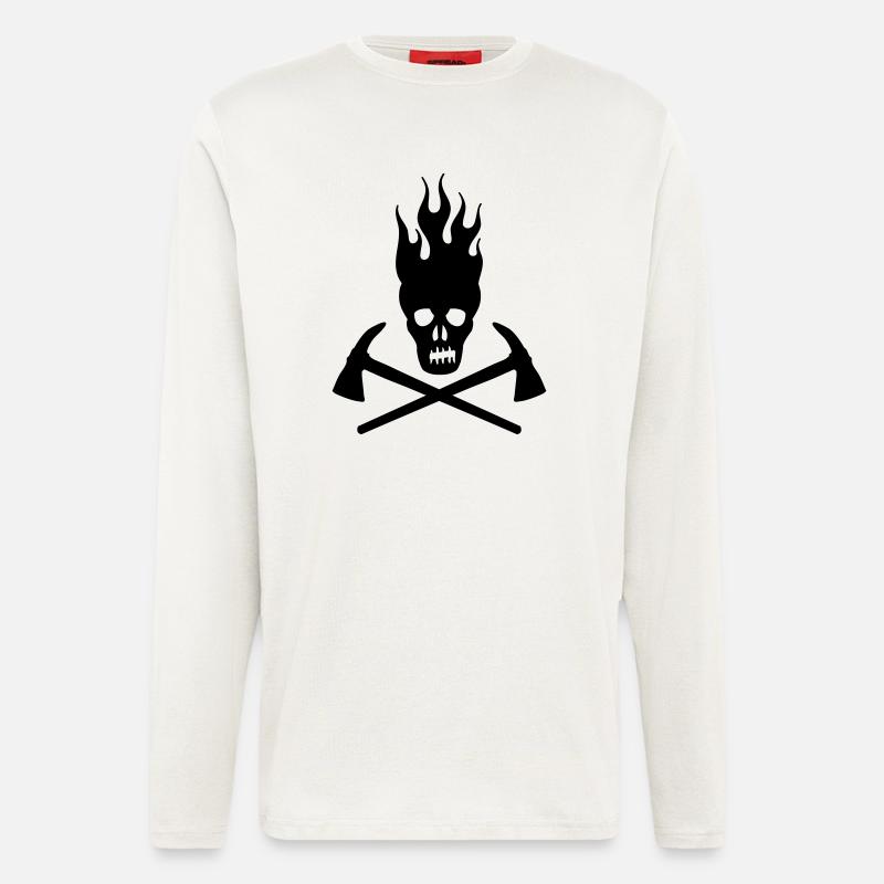 feuerwehr - Langarmshirt - made by SPREAD - OFF WHITE