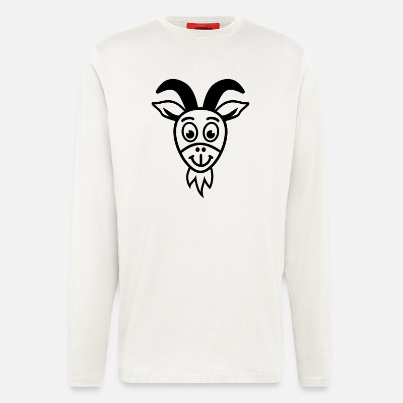 Goat - Longsleeve - made by SPREAD  - OFF WHITE