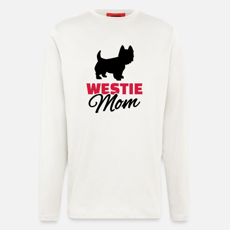 Westie Mom - Longsleeve - made by SPREAD  - OFF WHITE
