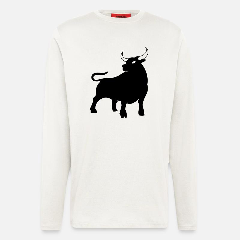 stier_01 - Langarmshirt - made by SPREAD  - OFF WHITE