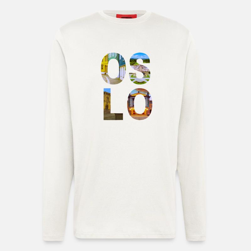 Oslo, Norway - Longsleeve - made by SPREAD  - OFF WHITE