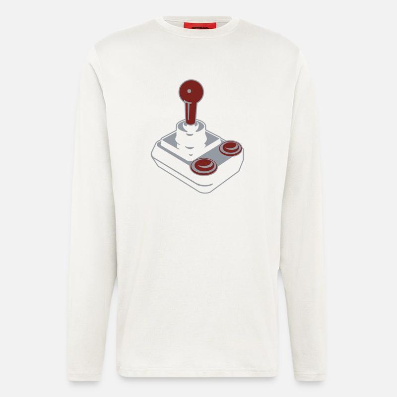 Joystick (b2a) - Langarmshirt - made by SPREAD  - OFF WHITE
