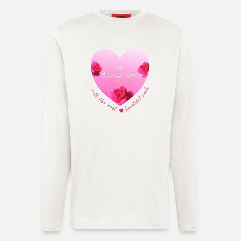 beste Schwiegermutter - Langarmshirt - made by SPREAD  - OFF WHITE