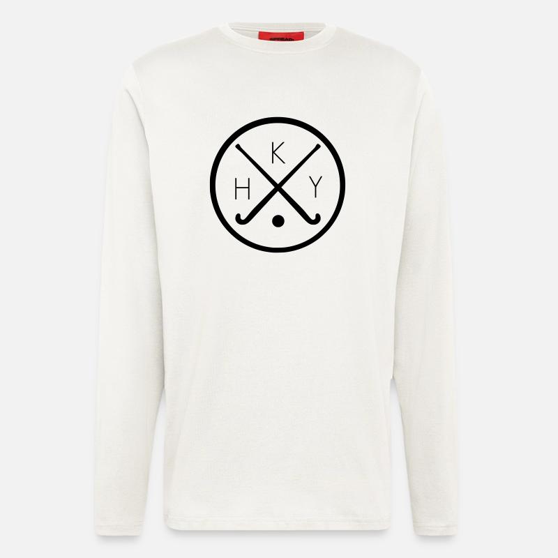 Feldhockey Logo - Langarmshirt - made by SPREAD  - OFF WHITE