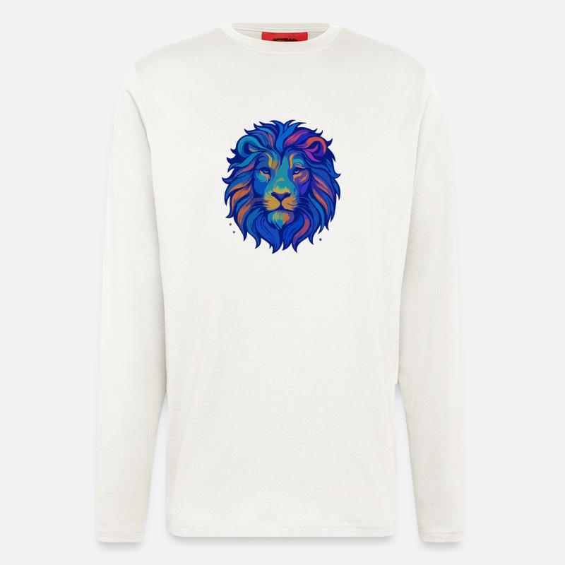 Saphir Löwe - Langarmshirt - made by SPREAD  - OFF WHITE
