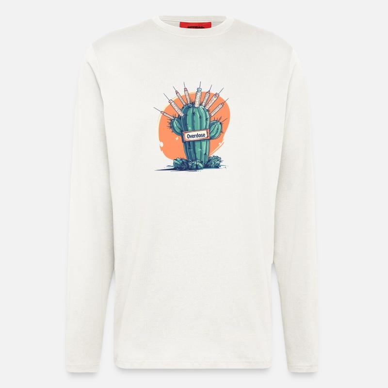 Dosiskaktus - Langarmshirt - made by SPREAD  - OFF WHITE