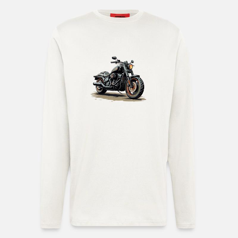 Road King - Langarmshirt - made by SPREAD - OFF WHITE