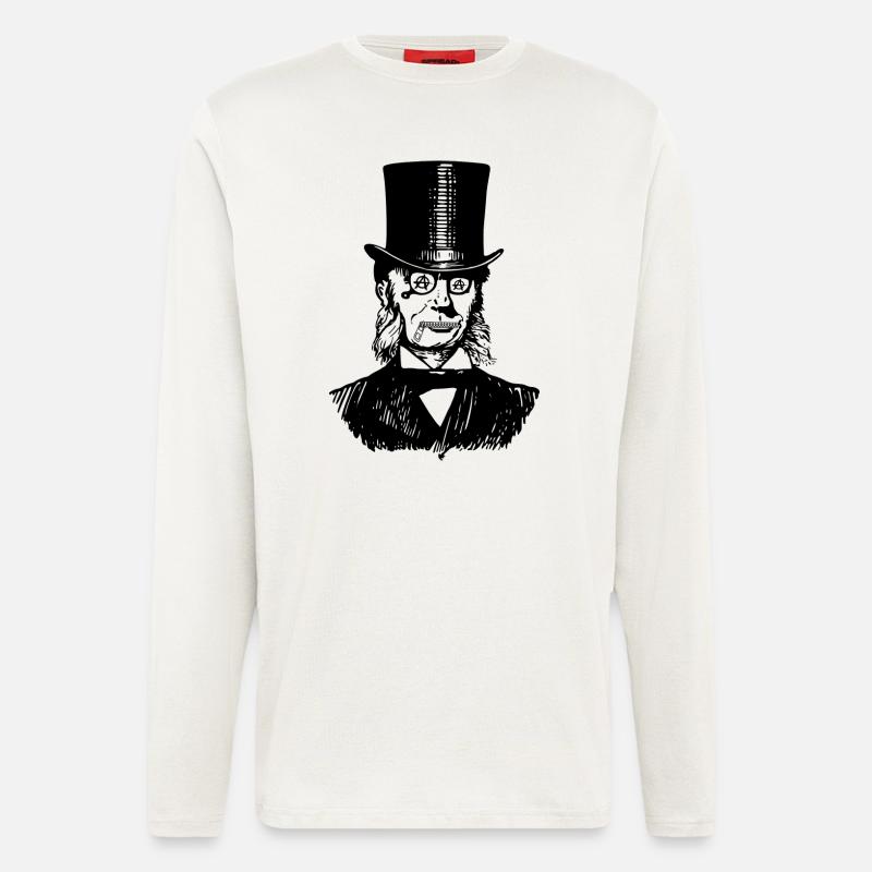 Mr.anarchy - Longsleeve - made by SPREAD  - OFF WHITE