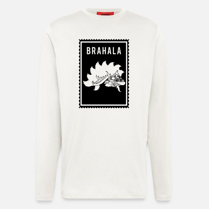 Brahala - Wayang - Langarmshirt - made by SPREAD  - OFF WHITE