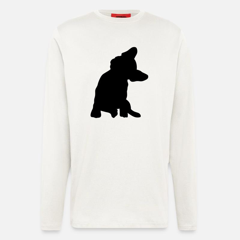 Frenchie - Langarmshirt - made by SPREAD  - OFF WHITE