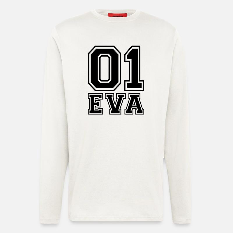 Eva - Name - Langarmshirt - made by SPREAD  - OFF WHITE