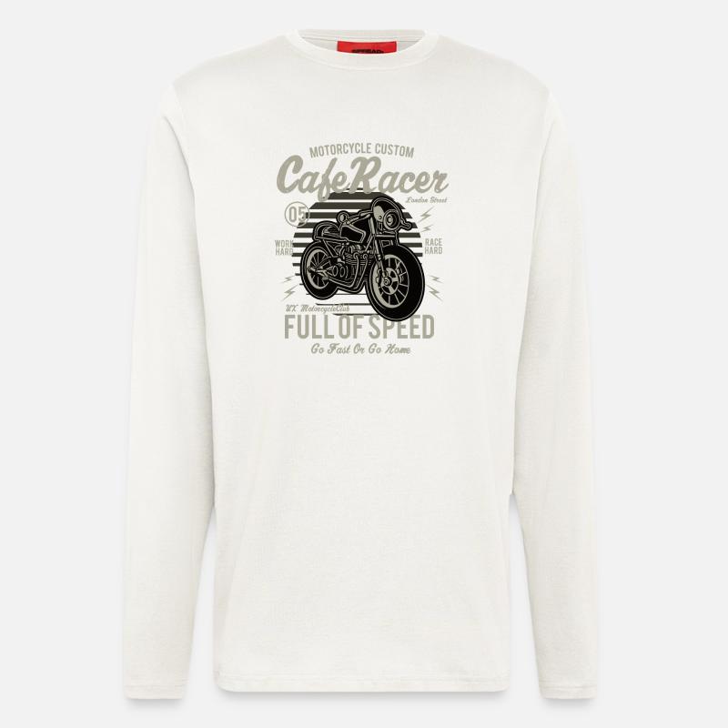 Cafe Racer - Langarmshirt - made by SPREAD  - OFF WHITE