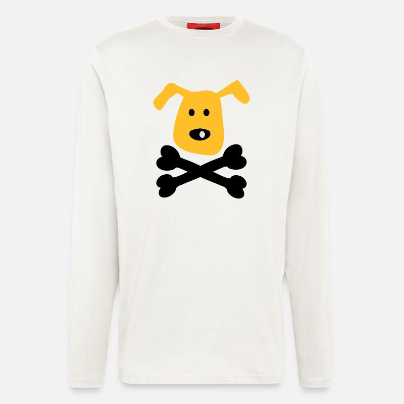 Hund - Langarmshirt - made by SPREAD  - OFF WHITE