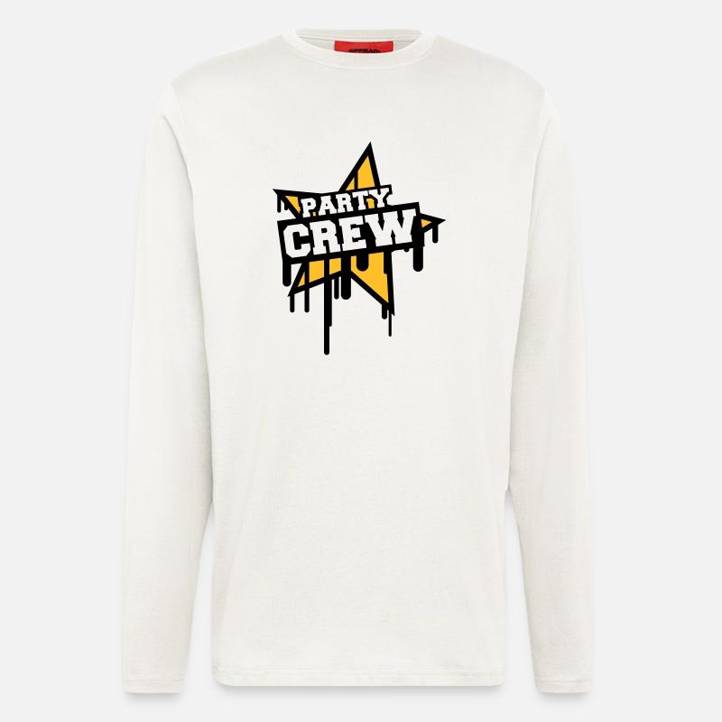Party Crew - Langarmshirt - made by SPREAD  - OFF WHITE