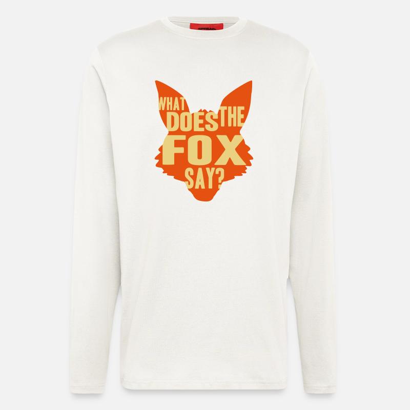 What Does The Fox Say - Longsleeve - made by SPREAD  - OFF WHITE