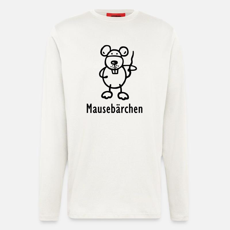 Maus - Mausebärchen - Langarmshirt - made by SPREAD  - OFF WHITE