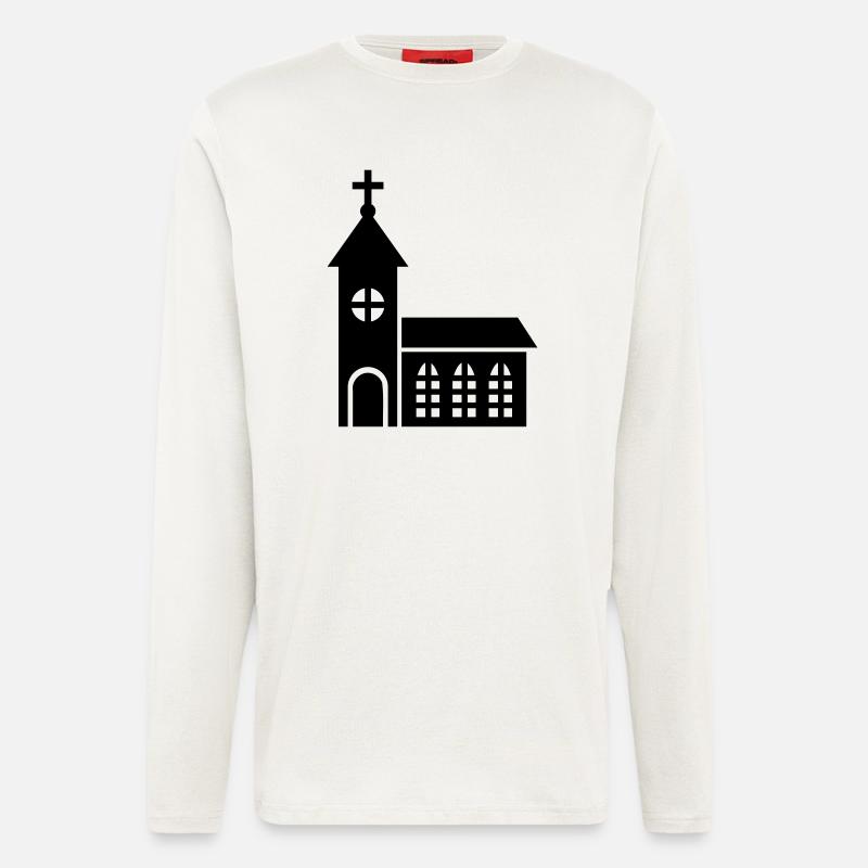 Kirche - Langarmshirt - made by SPREAD  - OFF WHITE