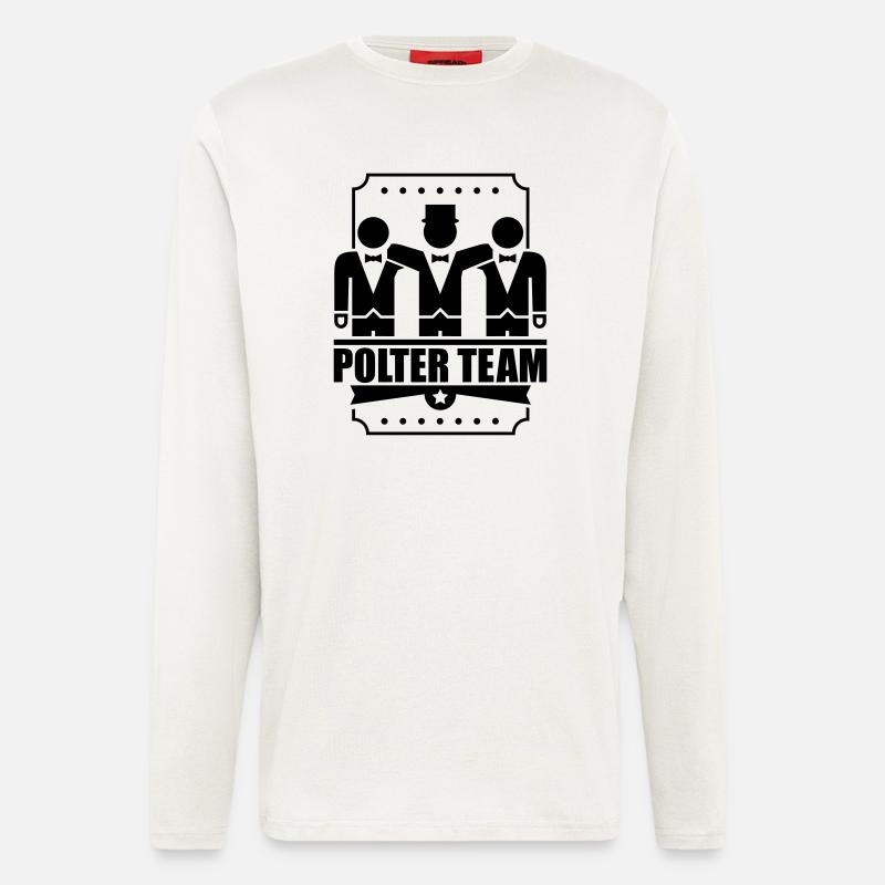 polter_team_1f1 - Langarmshirt - made by SPREAD  - OFF WHITE