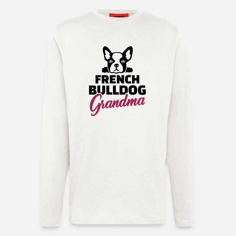 French Bulldog - Longsleeve - made by SPREAD  - OFF WHITE