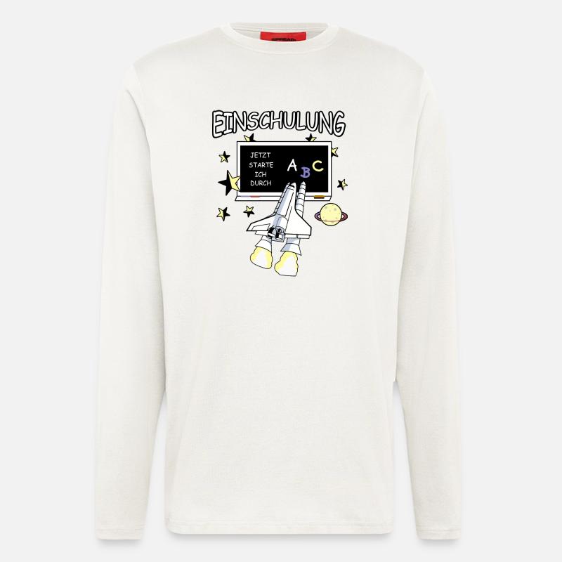 Einschulung - Langarmshirt - made by SPREAD  - OFF WHITE