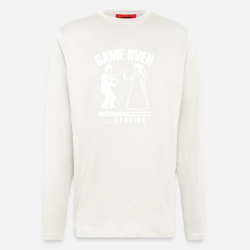 Game Over Loading Wedding - Longsleeve - made by SPREAD  - OFF WHITE