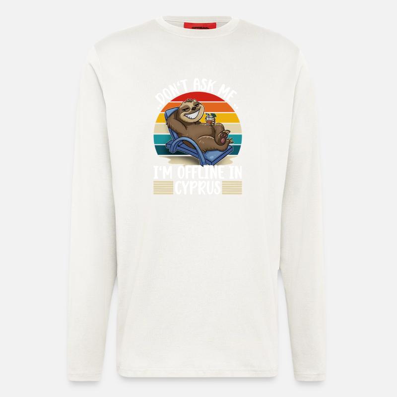 Zypern Urlaub - Langarmshirt - made by SPREAD - OFF WHITE