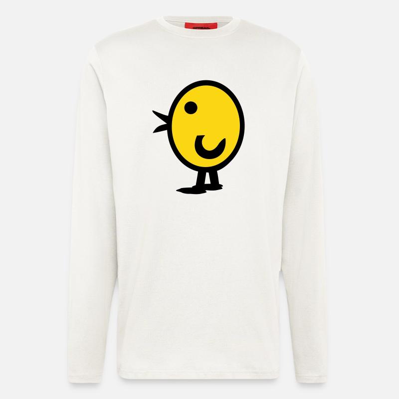 Duck, chicken, chick - Longsleeve - made by SPREAD  - OFF WHITE
