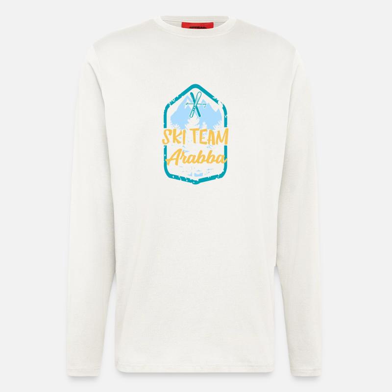 SkiTeam Arabba Ski Team Gift - Longsleeve - made by SPREAD  - OFF WHITE
