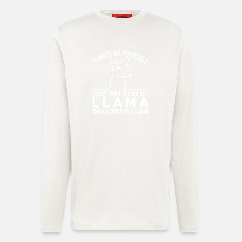 Always Be Yourself - Longsleeve - made by SPREAD  - OFF WHITE