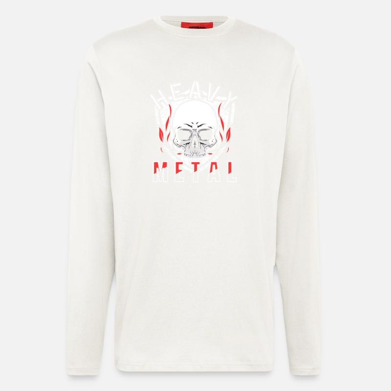 Heavy Metal - Langarmshirt - made by SPREAD  - OFF WHITE